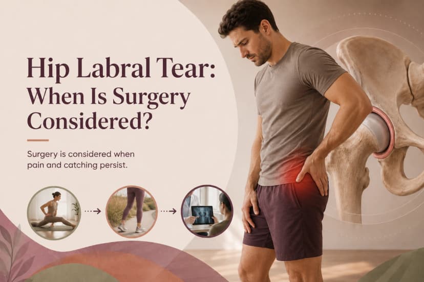 Hip Labral Tear: When Is Surgery Considered?